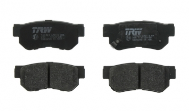 Купить GDB3298 TRW Тормозные колодки задние Гетц 1.5 i с звуковым предупреждением износа